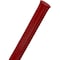 Kable Kontrol Braided Cable Sleeve, 3/8 in Inside Dia., 100 ft, Polyethylene Terephthalate, Red FW038-RD-100 - alternate 1